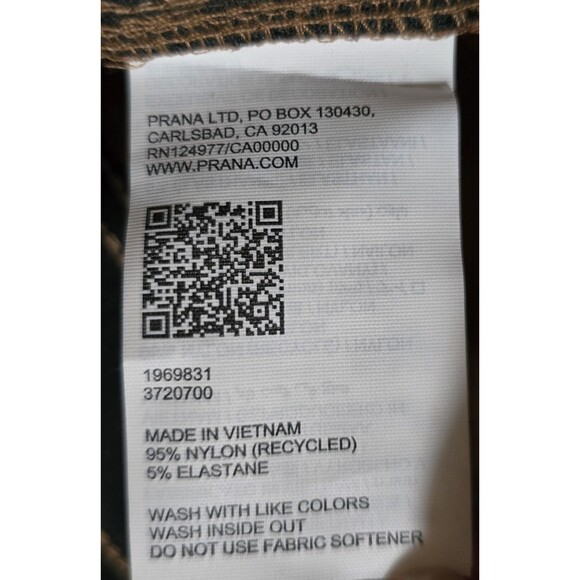 prAna Stretch Zion Slim Pant 2 Men’s 36x32 Sepia Water Repellent Hiking/ Roll Up - Picture 8 of 8